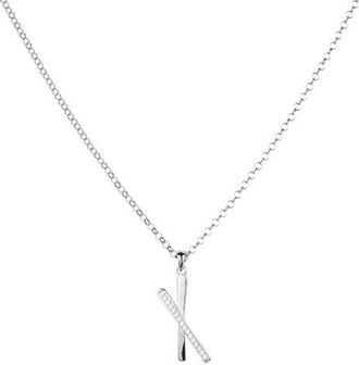 Toolally Snow Kiss Pendant Necklace in Sterling Silver at Nordstrom