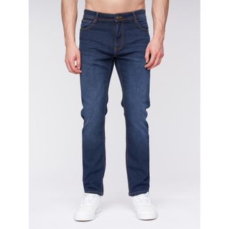Henleys Heren Craze Comfort Denim Fitted Jeans (Donkere wasbeurt)