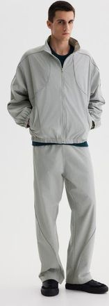 H&M Relaxed Fit Track Pants in Light Gray at Nordstrom, Size Xxx-Large