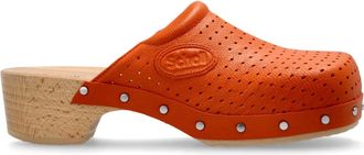 Balenciaga x Scholl - Dames - Klompen - Oranje - 35 EU - Leer - Schoenen