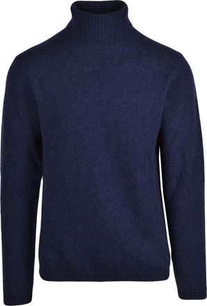 Daniele Fiesoli Truien & Vesten, Heren, Blauw, L, Wol, Maglione Collo Alto