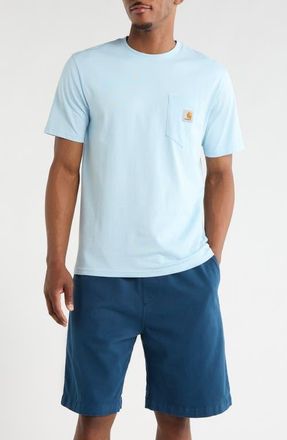 Carhartt Work in Progress Logo Pocket T-Shirt in Icaria at Nordstrom, Size Xx-Large
