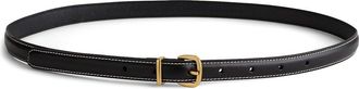 Madewell Skinny Essentials Belt Womens Belts True Black : LG, Leather