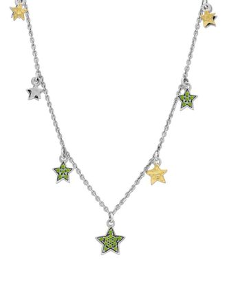 Samuel B. 18K & Silver 0.24 Ct. Tw. Chrome Diopside Necklace