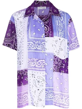 Arizona Love bandana-print cotton shirt - Multicolour
