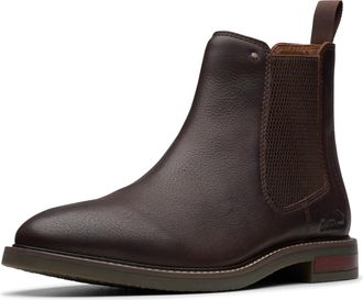 Clarks Mens Jaxen Easy Chelsea Boot, Brown Tumbled, 9 UK