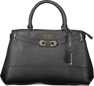 Guess Zwarte Polyethyleen Dames Handtas - Dames - Handtassen - Zwart - ONE Size - Tassen