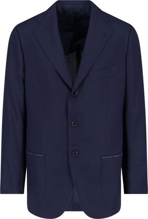 Cesare Attolini Tailored MenS Jacket With Structured Shoulders And Timeless Elegance
