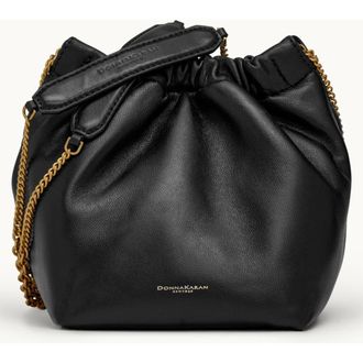 DKNY Rosedale Crossbody in Black/gold at Nordstrom