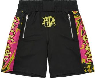 Rta UDO Boxing Shorts in Black Fuchsia Beetle at Nordstrom, Size Xxx-Large