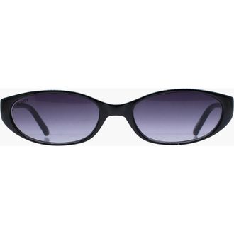 Reality Eyewear Velvet Kitten Sunglasses in Shiny Jett Black at Nordstrom
