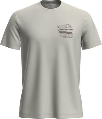 Icebreaker Merino 150 Tech Lite S/S Tee Evolving Layers Merinoshirt f&uuml;r Herren | grau