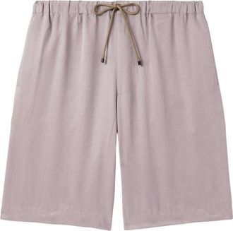 Dries Van Noten Korte Broeken, Heren, Paars, L, Piperi 2025 Shorts