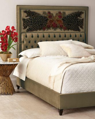 Haute House Home Peacock Sage King Bed