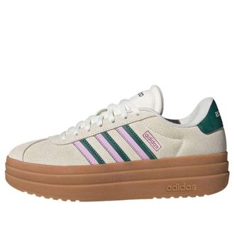 adidas (WMNS) adidas VL Court Bold Beige Green Pink JI1788