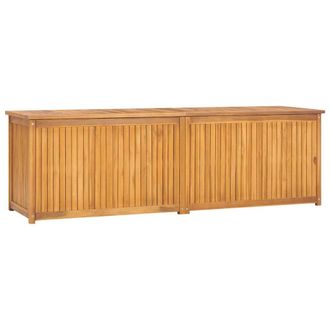 Berkfield Home Garden Box 175x50x55 cm Solid Wood Teak in Brown | Size: 175 x 50 x 55 cm