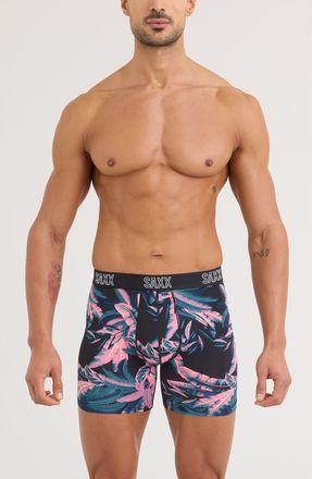 Saxx DropTemp Cooling Mesh Relaxed Fit Boxer Briefs in Black2 at Nordstrom, Size X-Large