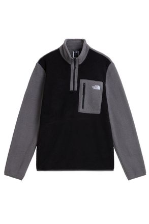 The North Face M YUMIORI 1/4 ZIP FLEECE Size: XXL, colour: BLACK