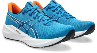 Asics Laufschuh ASICS VERSABLAST 4, Herren, Gr. 42,5, aegean blau, wei&szlig;, Synthetik, Schuhe Laufschuh