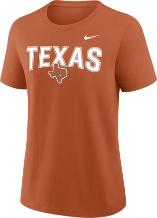 Nike Texas Arch Logo Nike Womens College T-Shirt in Orange | 01K981FTXE-SYS