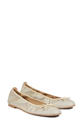 L.k. Bennett Trilly Ballet Flat in Gold at Nordstrom Rack, Size 10