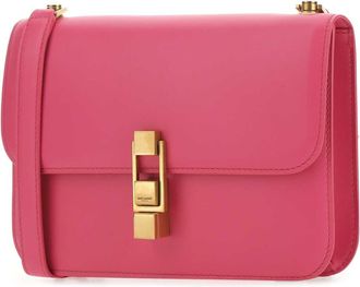 Saint Laurent Womens Le Shoulder Bag Pink Bovine Leather