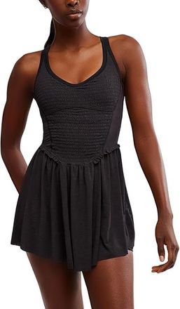 Free People Movement Smockin Hot Dress Womens Dress Black : LG (Womens 12-14), Elastane/Polyester