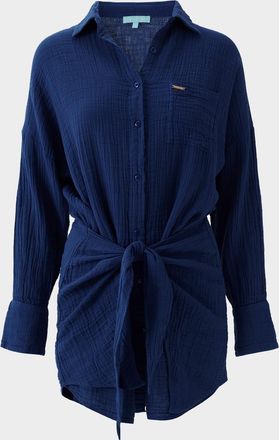 Melissa Odabash Sara Mini Shirtdress Coverup