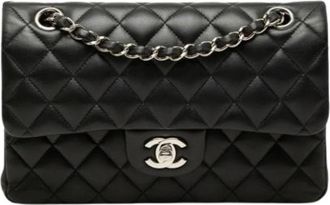 Chanel Pre-owned Shoulder Bag - Dames - Vintage Schoudertas - Zwart - ONE Size - Leer - Vintage