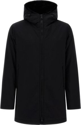 Herno Parka met bont gevoerd en capuchon - Heren - Parka Jassen - Zwart - L - Polyester - Jassen