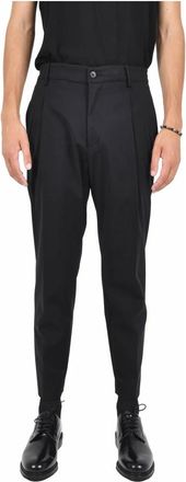 low brand Slim-fit broek - Heren - Slim Fit Broeken - Zwart - W36 - Katoen - Broeken
