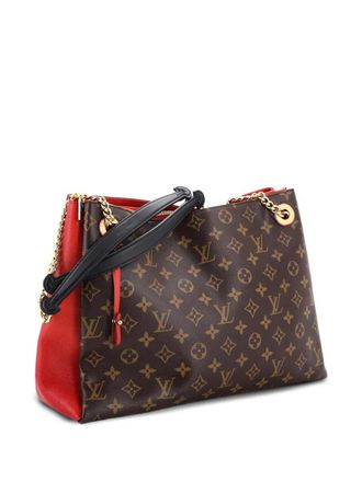 Louis Vuitton Surene Handbag Monogram Canvas with Leather MM shoulder bag - Brown
