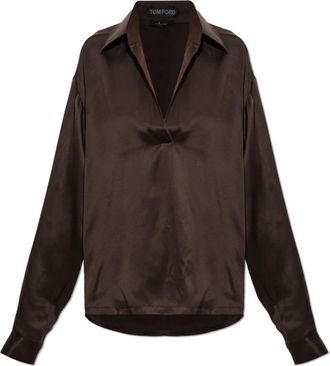 Tom Ford Donna, Camicette, Marrone, 3Xs, new