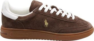 Polo Ralph Lauren Lippenslaan - Dames - Sneakers - Bruin - 40 EU - Schoenen