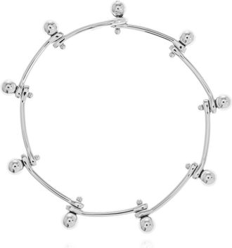 Jil Sander Messing armband - Dames - Armbanden - Grijs - ONE Size - Accessoires