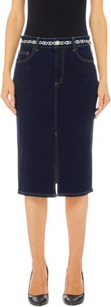 Liu Jo Falda vaquera midi - Skirts - Mujer - Azul - W26