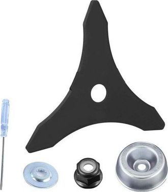 OEM Cuchilla Para Desbrozadora Ulisem De 30,5 Cm X 3t Con Kit De Mantenimiento Para Cortac&eacute;sped