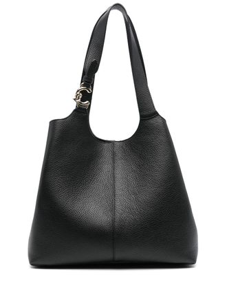 Coccinelle leather tote bag - women - Calf Leather - One Size - Black