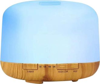 Dr. Botanicals Aroma Diffuser with Wood Grain Base - USB