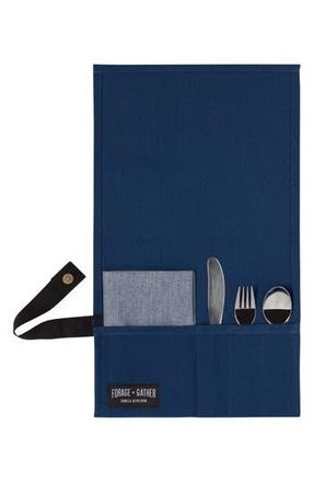 Now Designs On-the-Go Roll-Up Cutlery Set in Blue at Nordstrom Rack