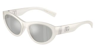Dolce & Gabbana DG6207 30398V Womens Sunglasses White Size 54