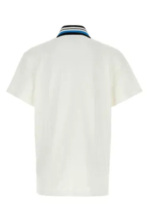 Loewe Piquet Cotton Polo Shirt - White