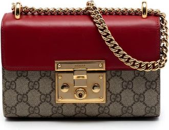 Gucci Pre-owned Gucci Small GG Supreme Padlock Crossbody Ladies 88MT77WZ852312R1