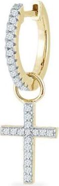 Mateo Bijoux 14kt yellow gold diamond huggie earring