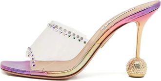 Aquazzura Sandali con punta quadrata - Bianco