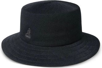 Kangol textured bucket hat - unisex - Polyester/Modacrylic - M - Black