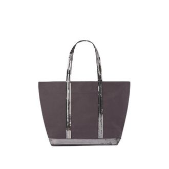 Vanessa Bruno Zipped L Cabas Tote - Dames - Shoppers - Zwart - ONE Size - Katoen - Tassen