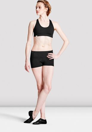Bloch Ladies Scoop Back Crop Top, Black