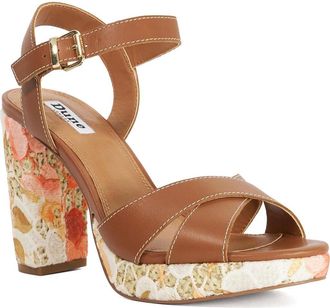 Dune London Monique Ankle Strap Platform Sandal in Tan at Nordstrom, Size 9.5Us