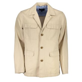 GANT Beige Cotton Mens Mens Jacket